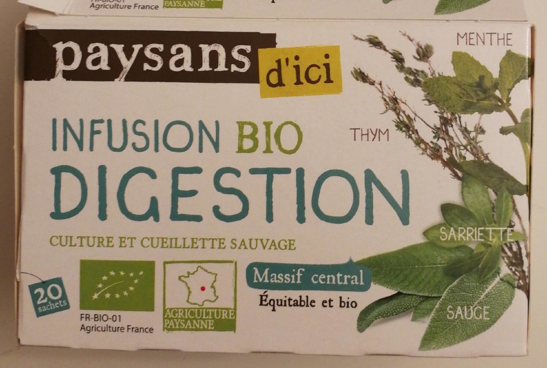 Paysans d'ici Infusion Bio Digestion packshot
