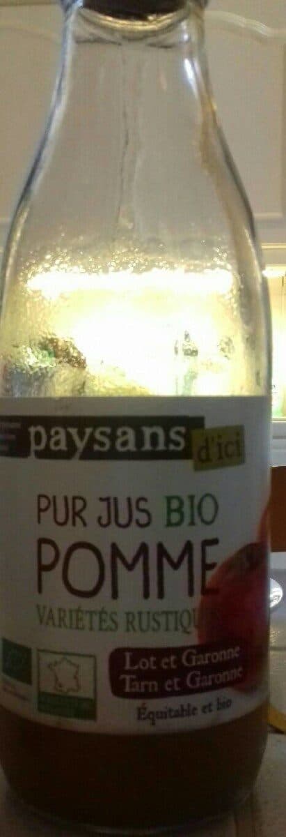 Paysans d'Ici Pur Jus de Pomme du Lot et Garonne packshot