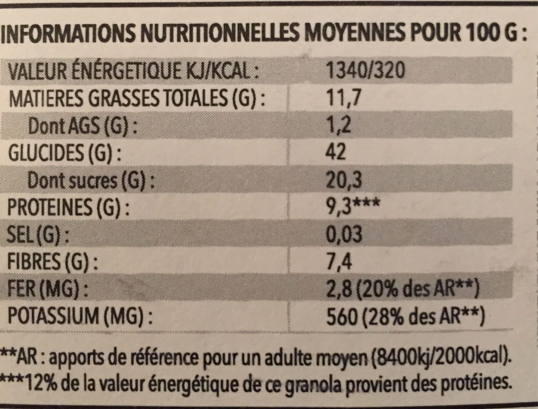 Atelier Nubio Superfood granola croquant packshot