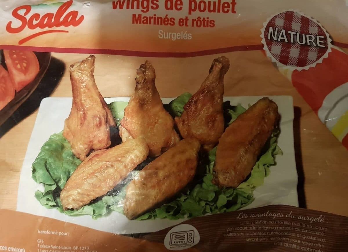 Scala Wings surgelés packshot