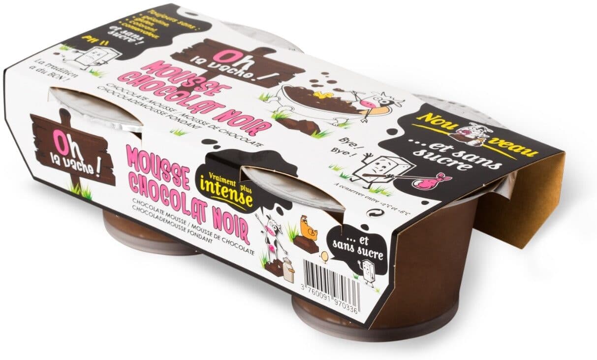 Oh la vache! MOUSSE CHOCOLAT NOIR packshot