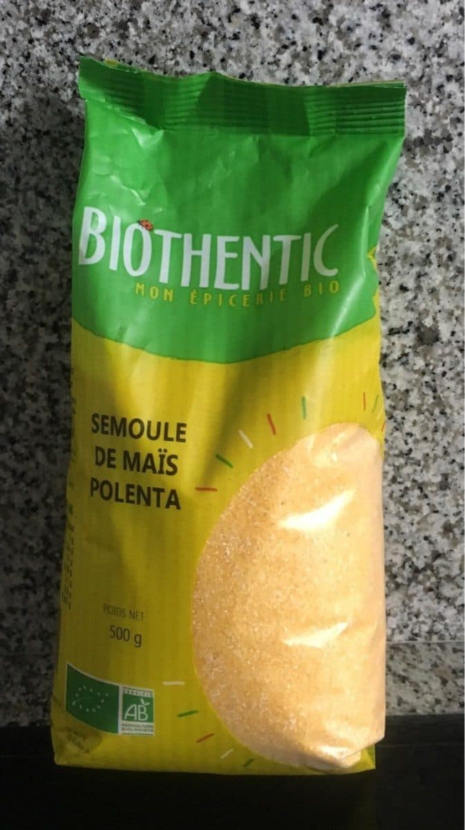Biothentic Semoule de maïs polenta packshot