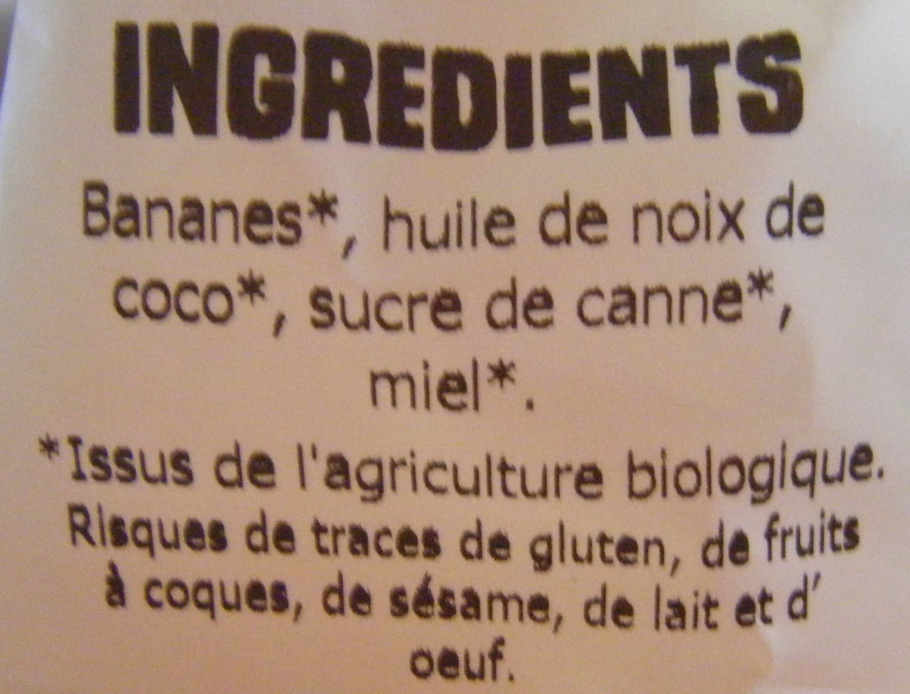 Biothentic Petits plaisir - Bananes Chips packshot