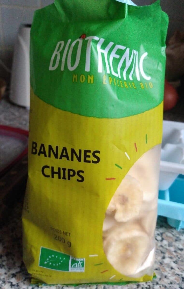 Biothentic Banane chips packshot