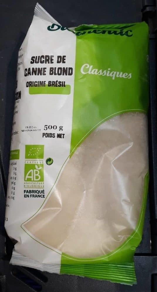 Biothentic Sucre de cannes blond packshot