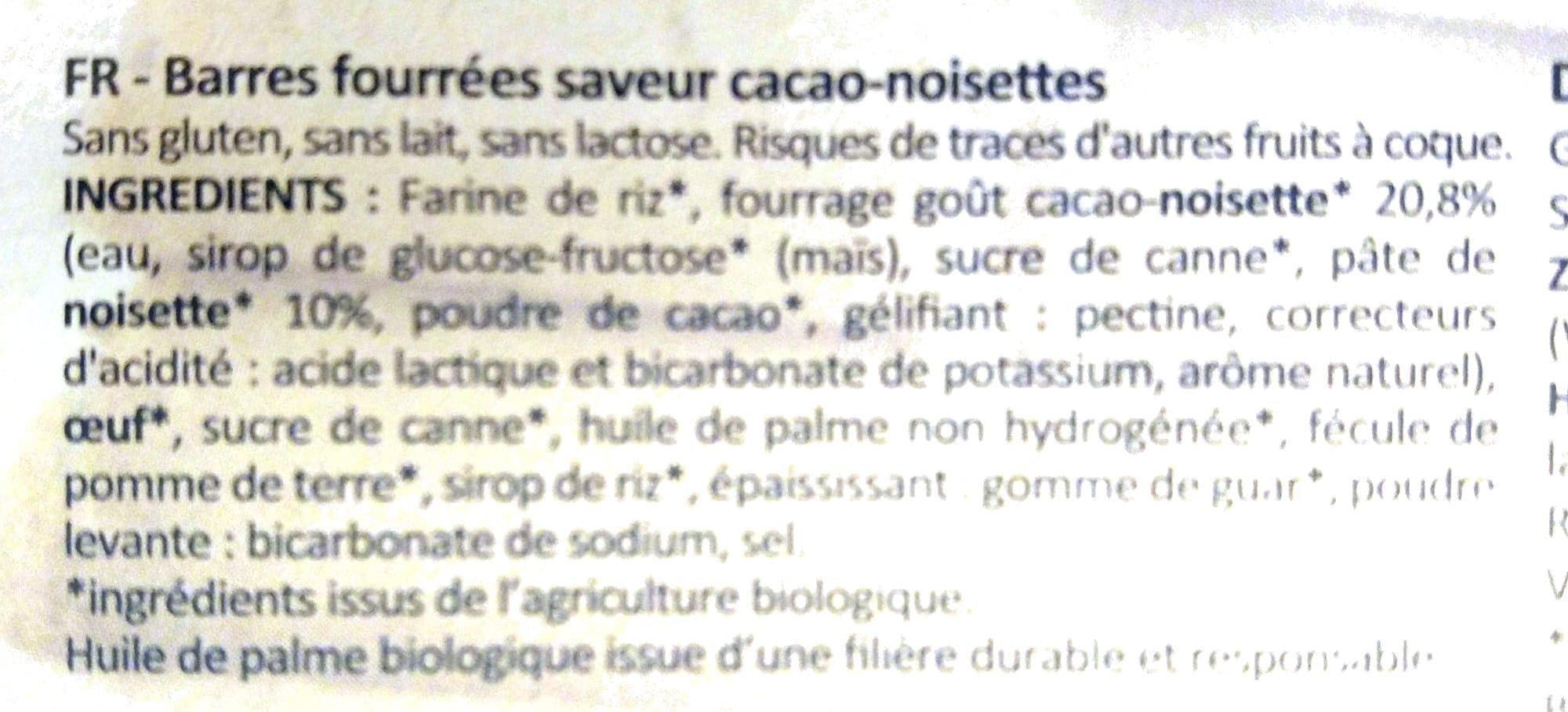 Viadélice Biscuits cœur cacao noisettes packshot