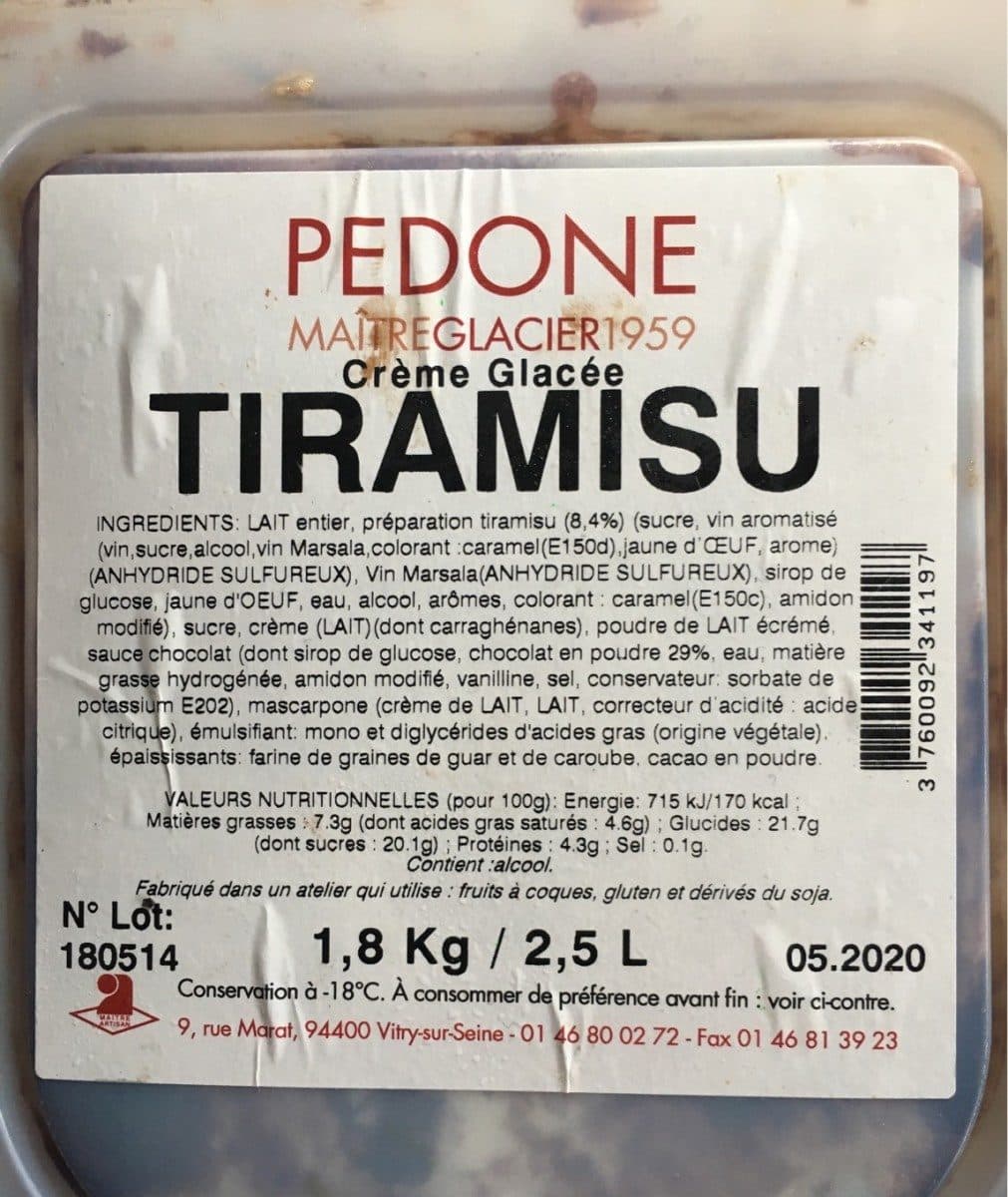Open Food Facts Crème glacée packshot