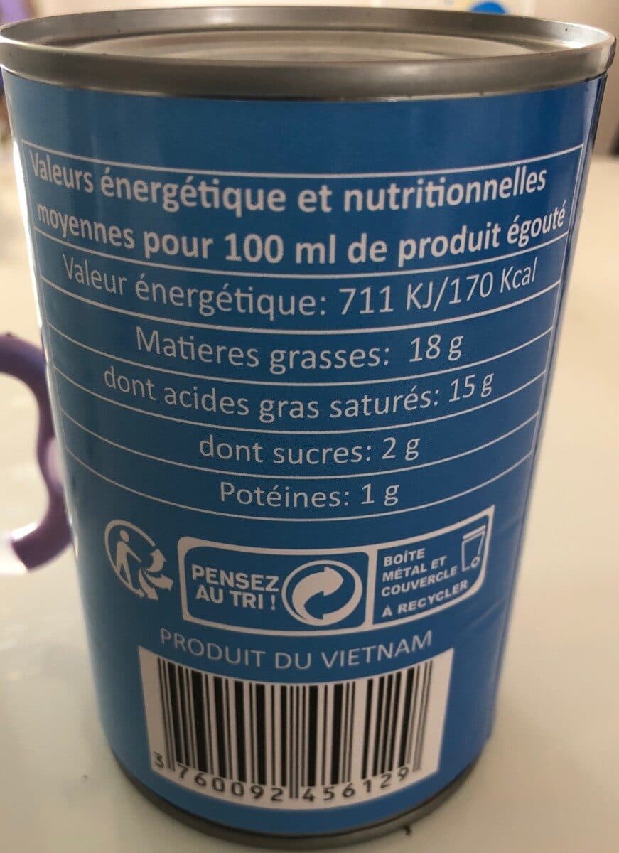 Pan Asia Impex Lait de coco packshot