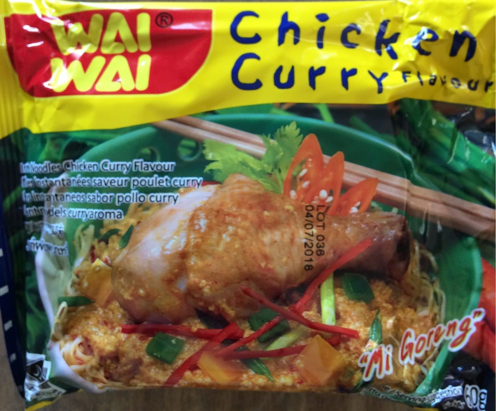 Wai Wai Wai wai saveur curry packshot