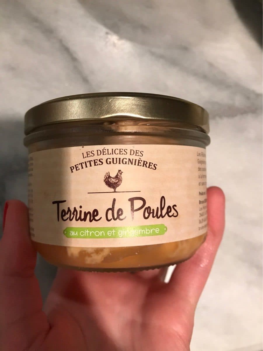 Open Food Facts Terrine de poules au citron et au gingembre packshot