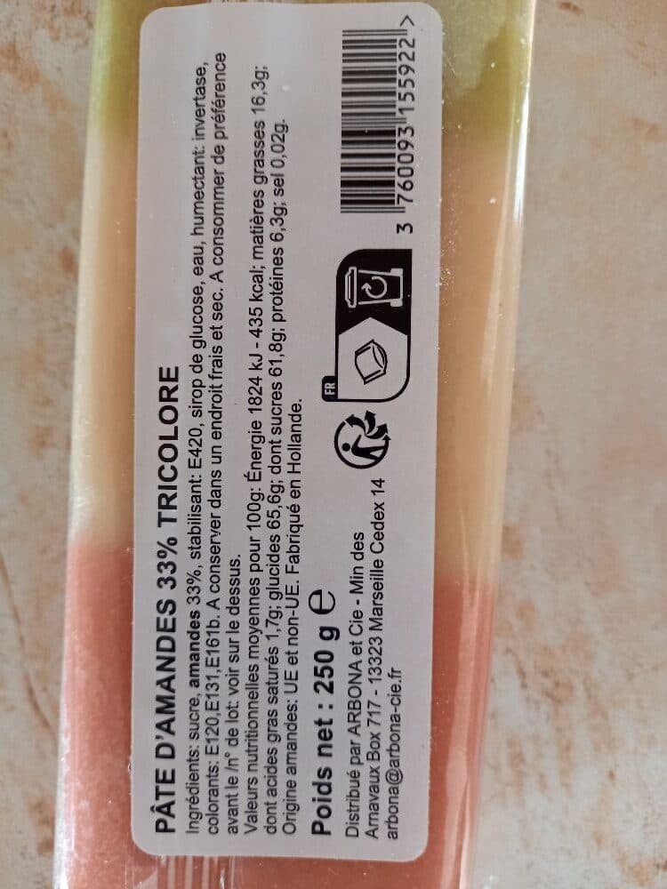 Micasar Pâte amande packshot