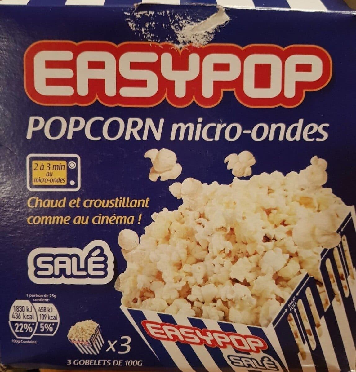 Easypop Pop corn salé packshot