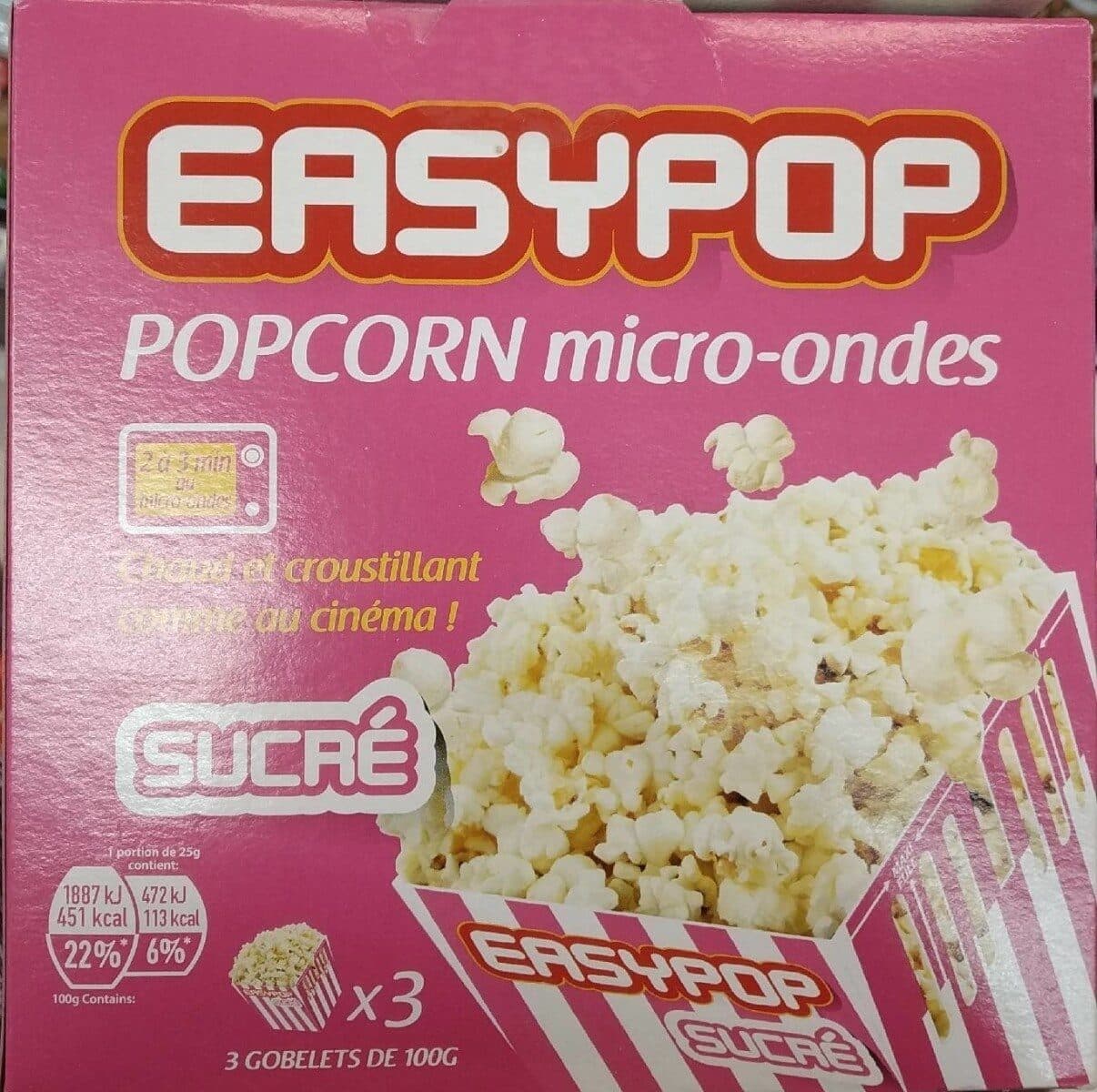 Ab foods Easypop packshot