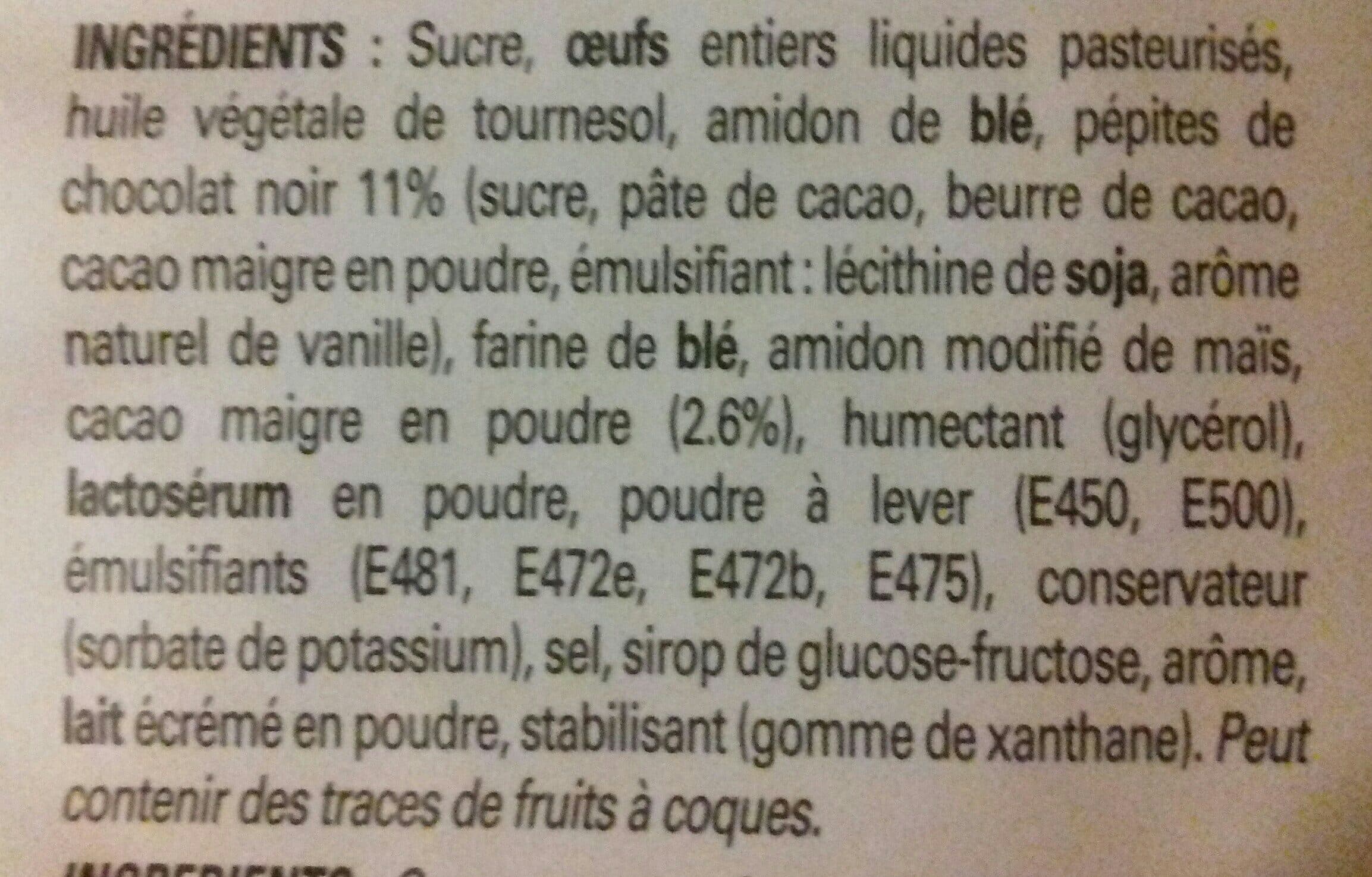 C'tro Bon Muffins cacao et pepites de chocolat packshot