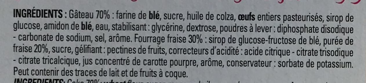 AB Foods Mini fourrés fraise packshot