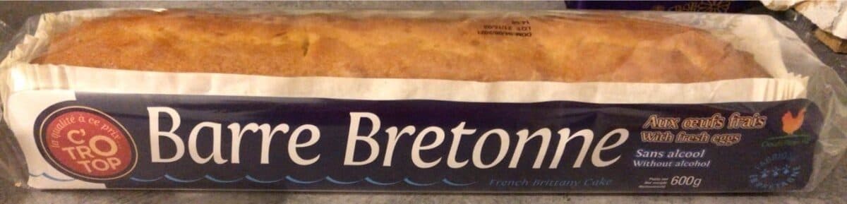 Open Food Facts Barre Bretonne aux œufs frais packshot