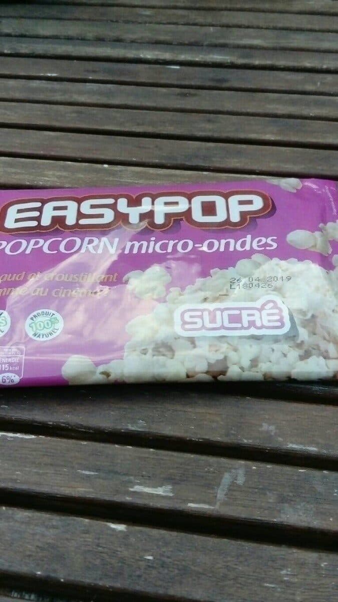 Easypop Popcorn micro ondes packshot