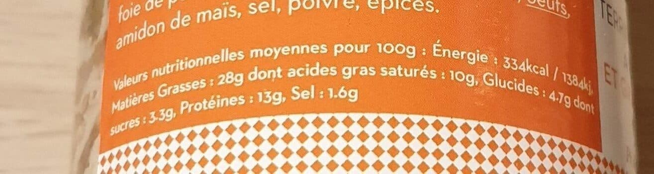 Sudreau Terrine de canard a l'orange packshot