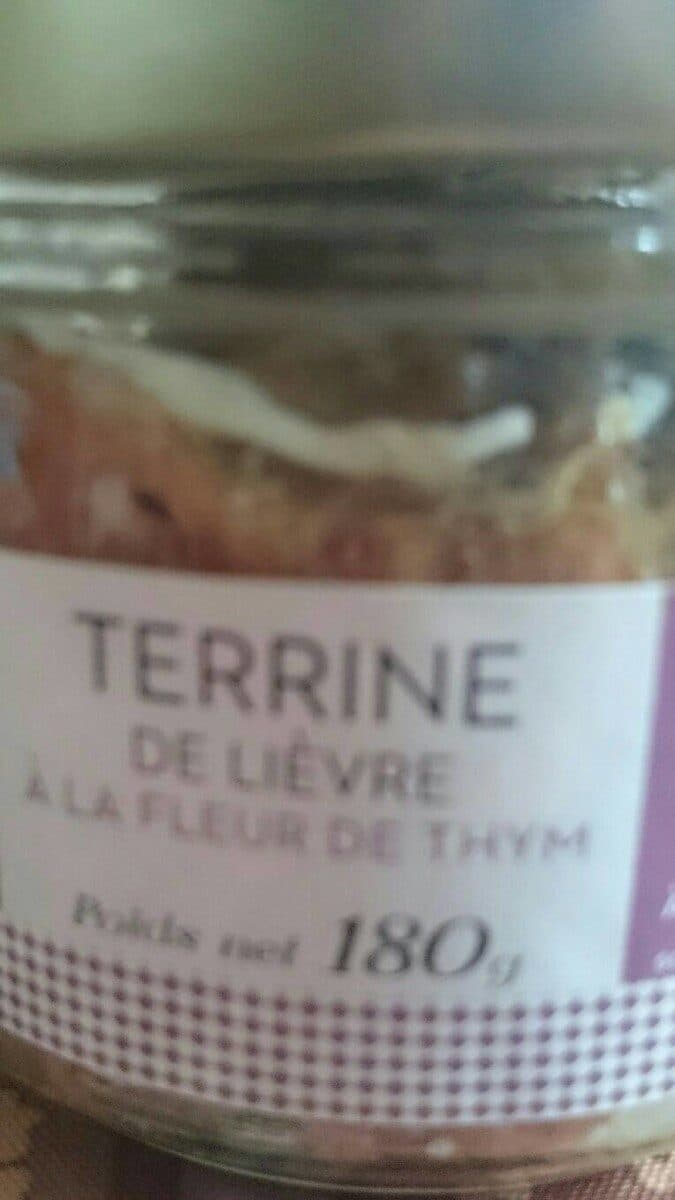 Sudreau Terrine de lievre a la fleur de sel packshot