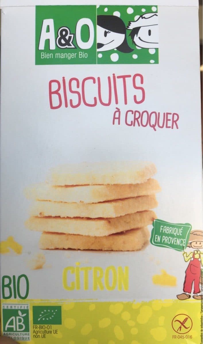 Aline & Olivier Biscuits a croquer citron packshot