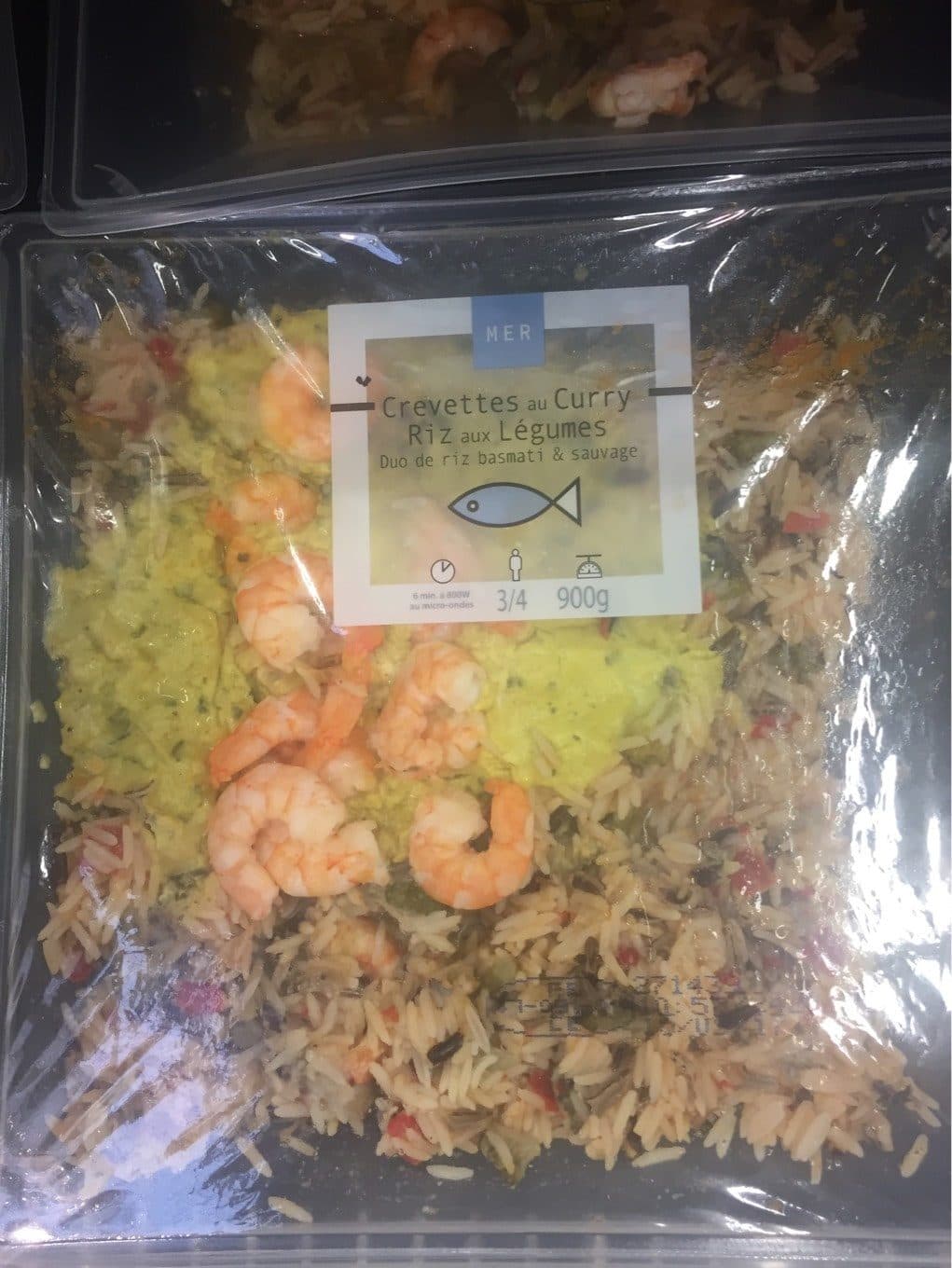 Lechef Crevettes au curry packshot