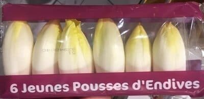 Perle Union 6 jeunes pousses d'endives packshot