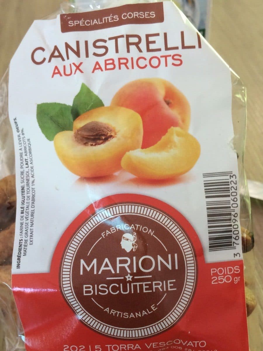 Open Food Facts Canistrelli aux abricots packshot