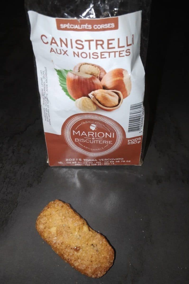 marioni canistrelli aux noisettes spécialité corse packshot