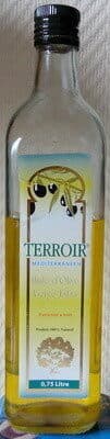 Terroir méditerranéen Huile d'olive vierge extra packshot
