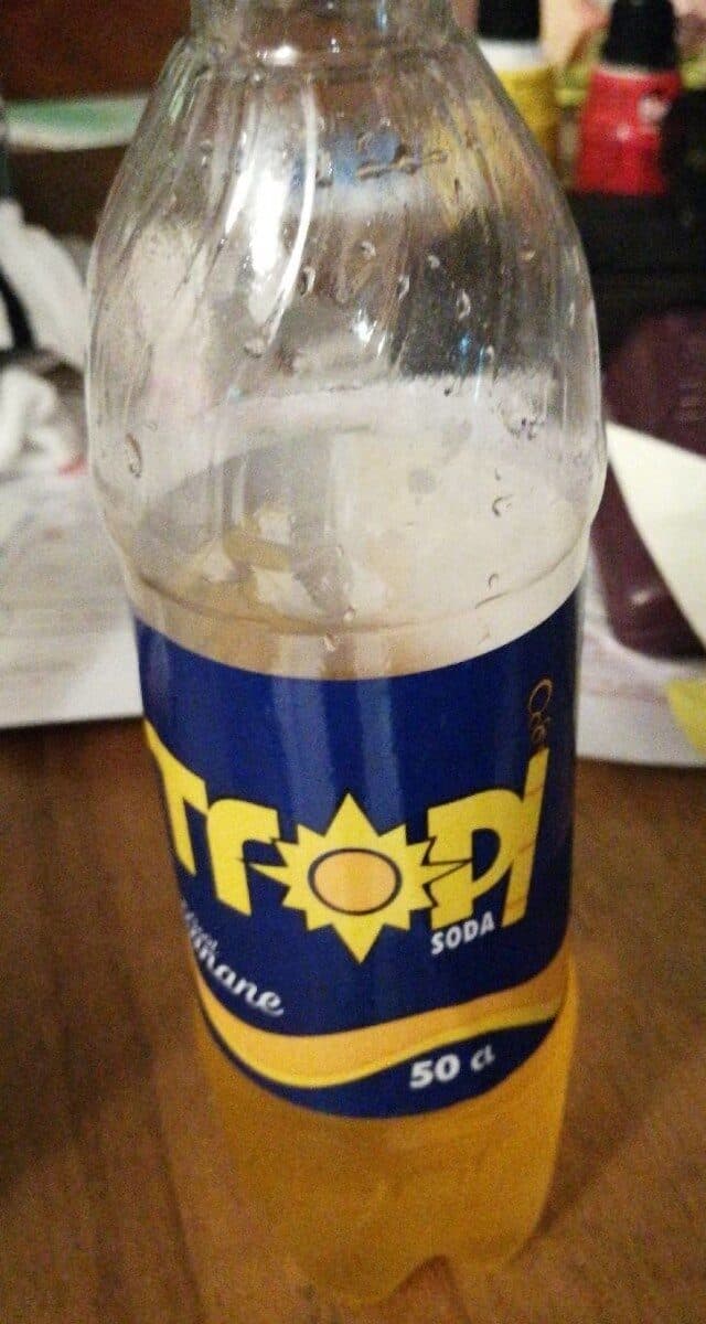 Open Food Facts Tropi soda gout banana packshot