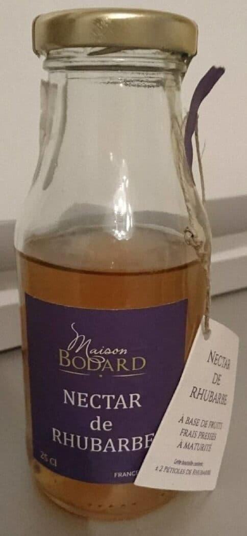 Maison Bodard Nectar de rhubarbe packshot