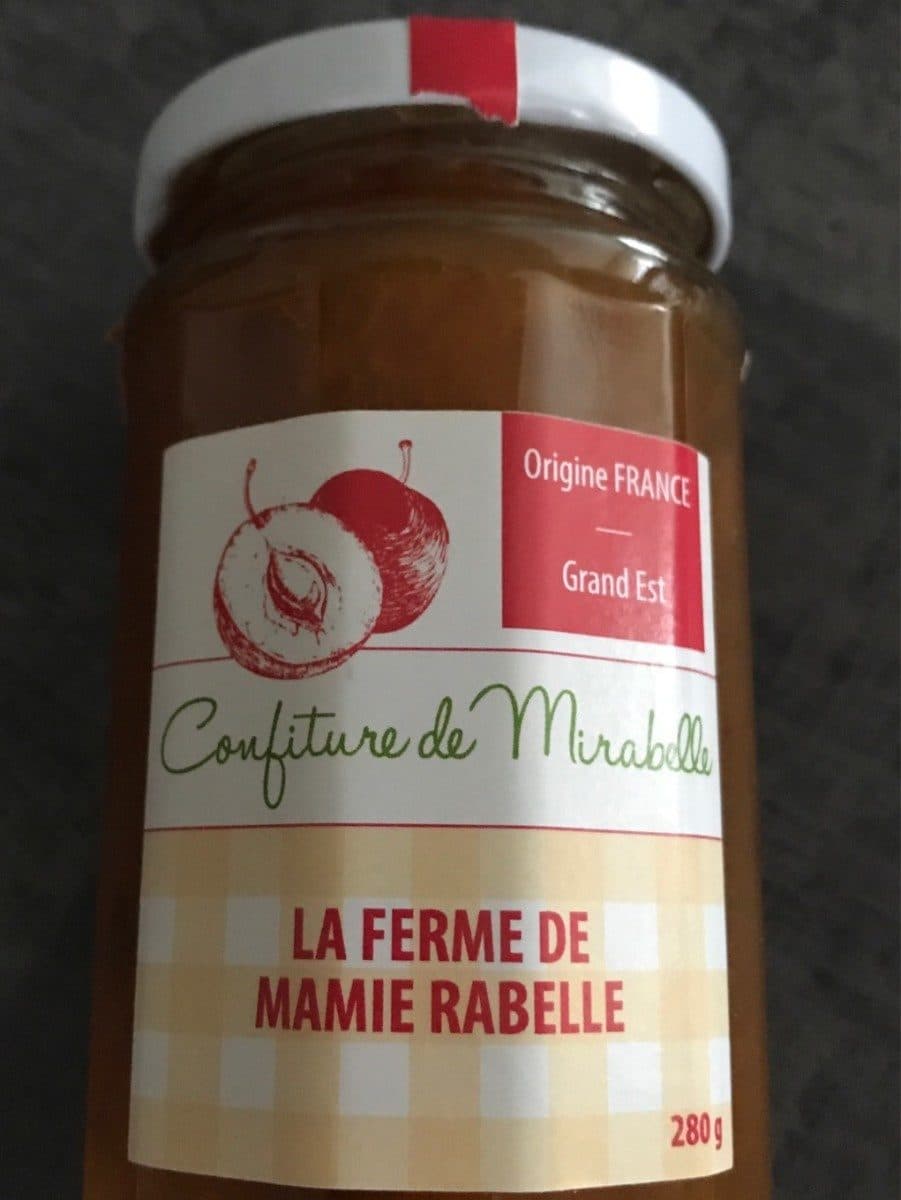 La Ferme de Mamie Rabelle Confiture de Mirabelle packshot