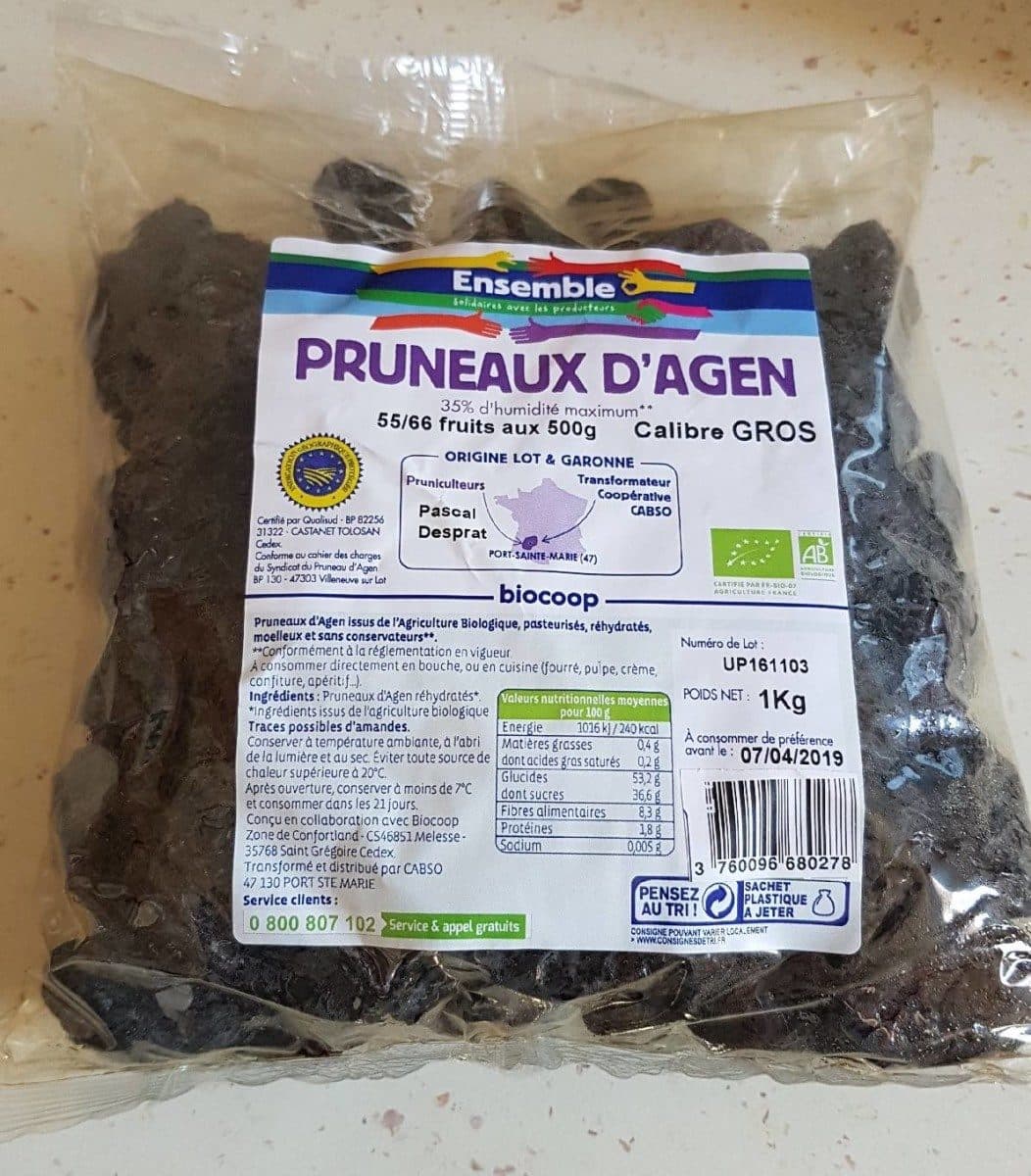 Biocoop Pruneaux Gros packshot