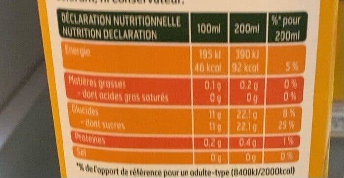 Pampryl Jus de fruits packshot