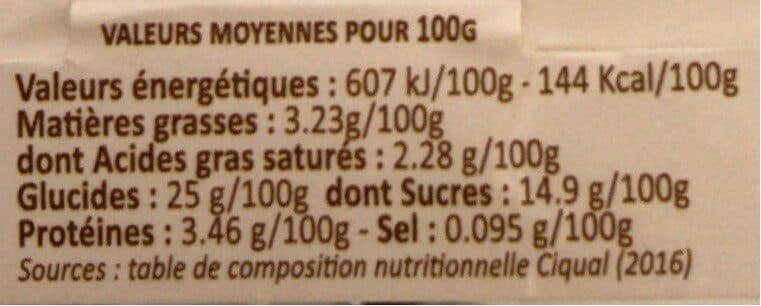 Open Food Facts Semoule lait caramel packshot