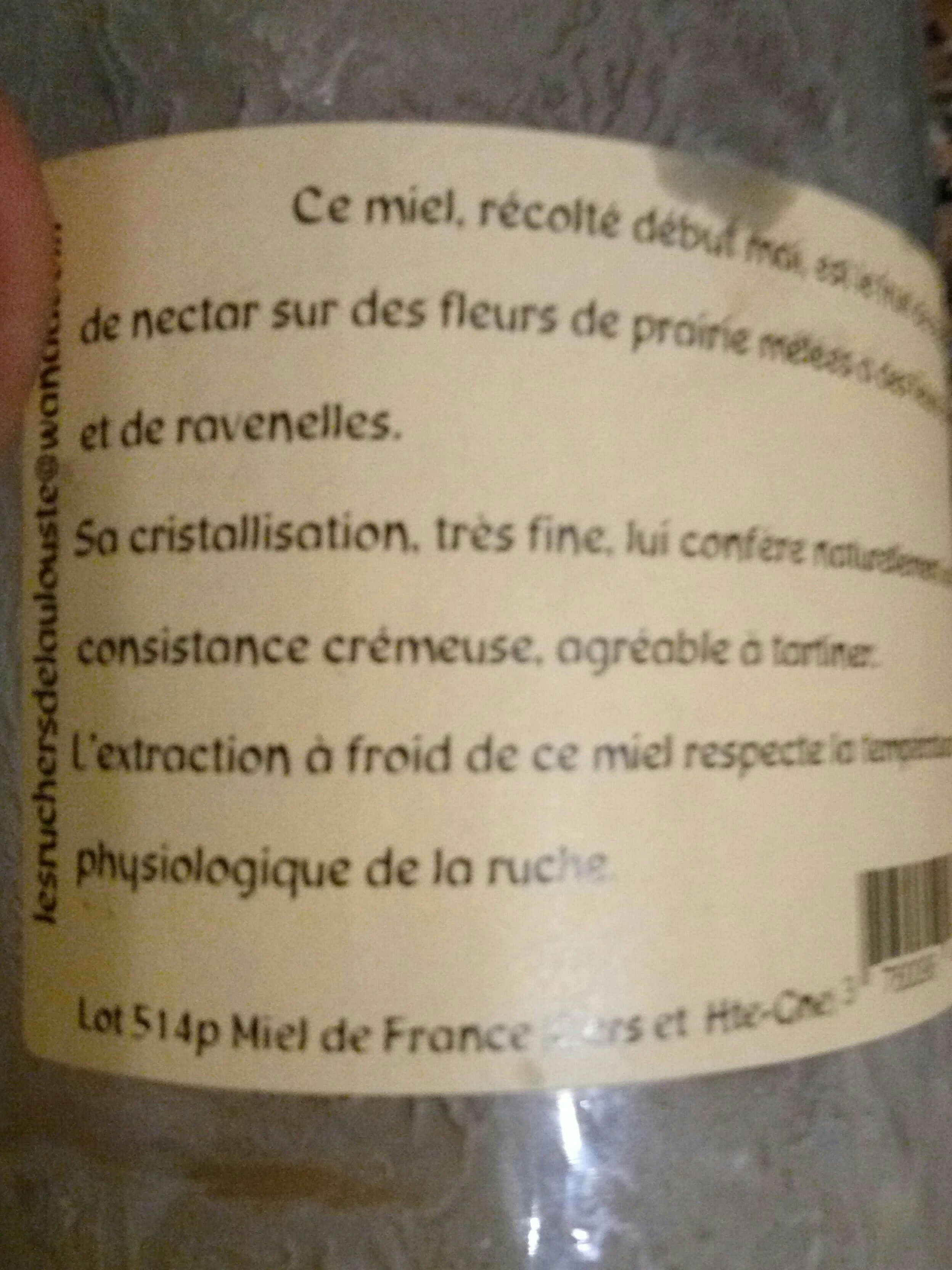 Les Ruchers De L'aulouste Miel crémeux packshot