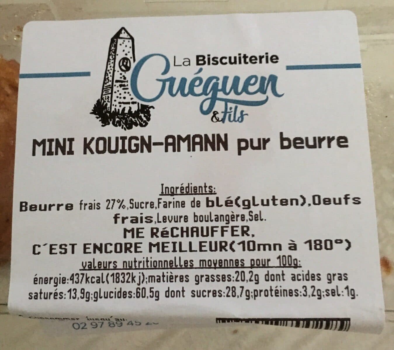 Open Food Facts Mini kouing-Amann pur beurre packshot