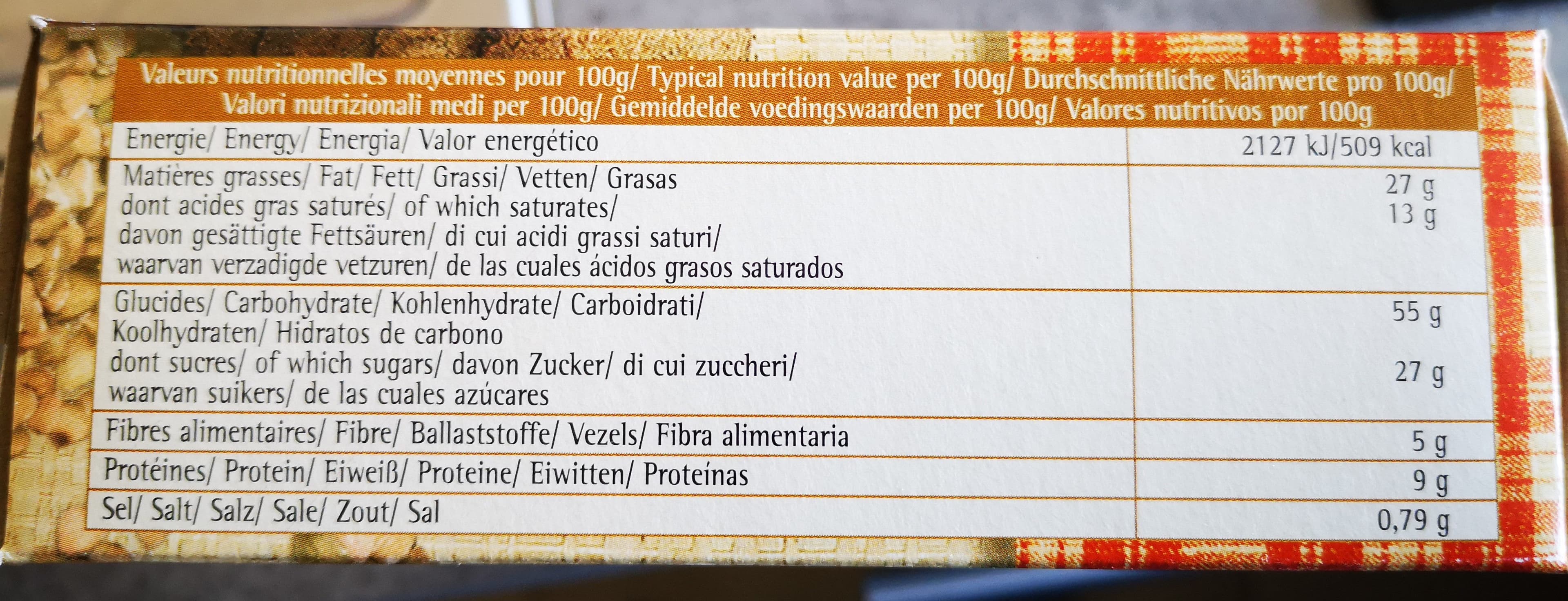 Bio nature et santé Biscuits Au Sarrasin packshot