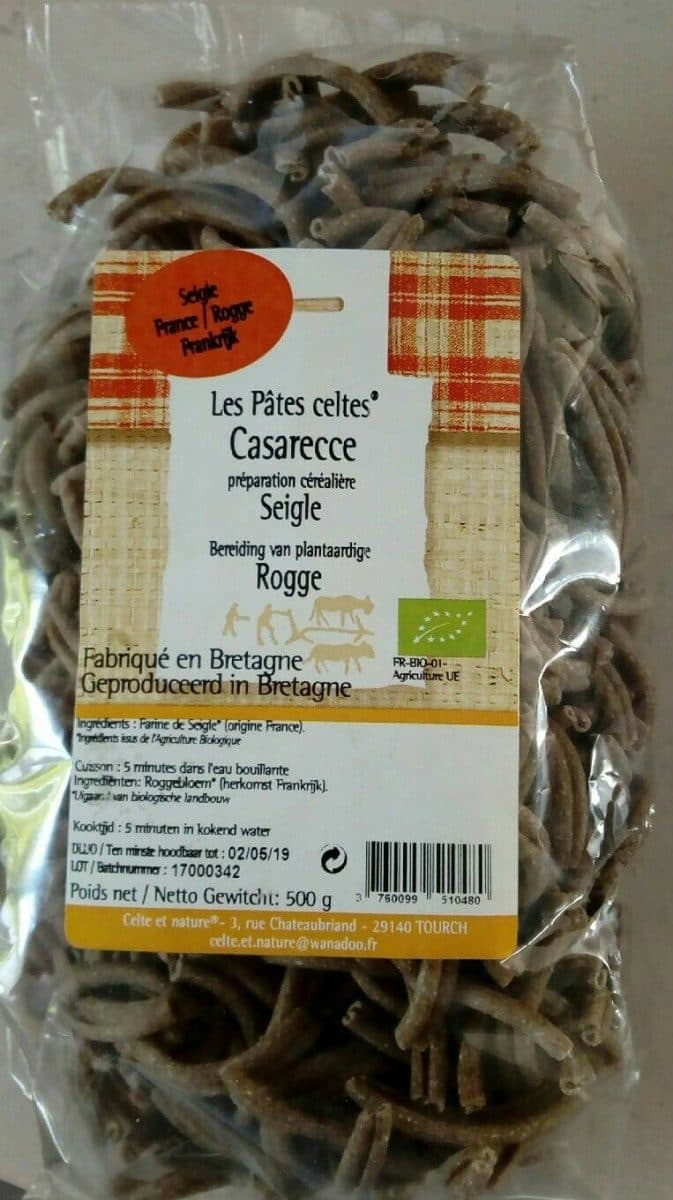 Open Food Facts Les pâtes celtes Casarecce packshot