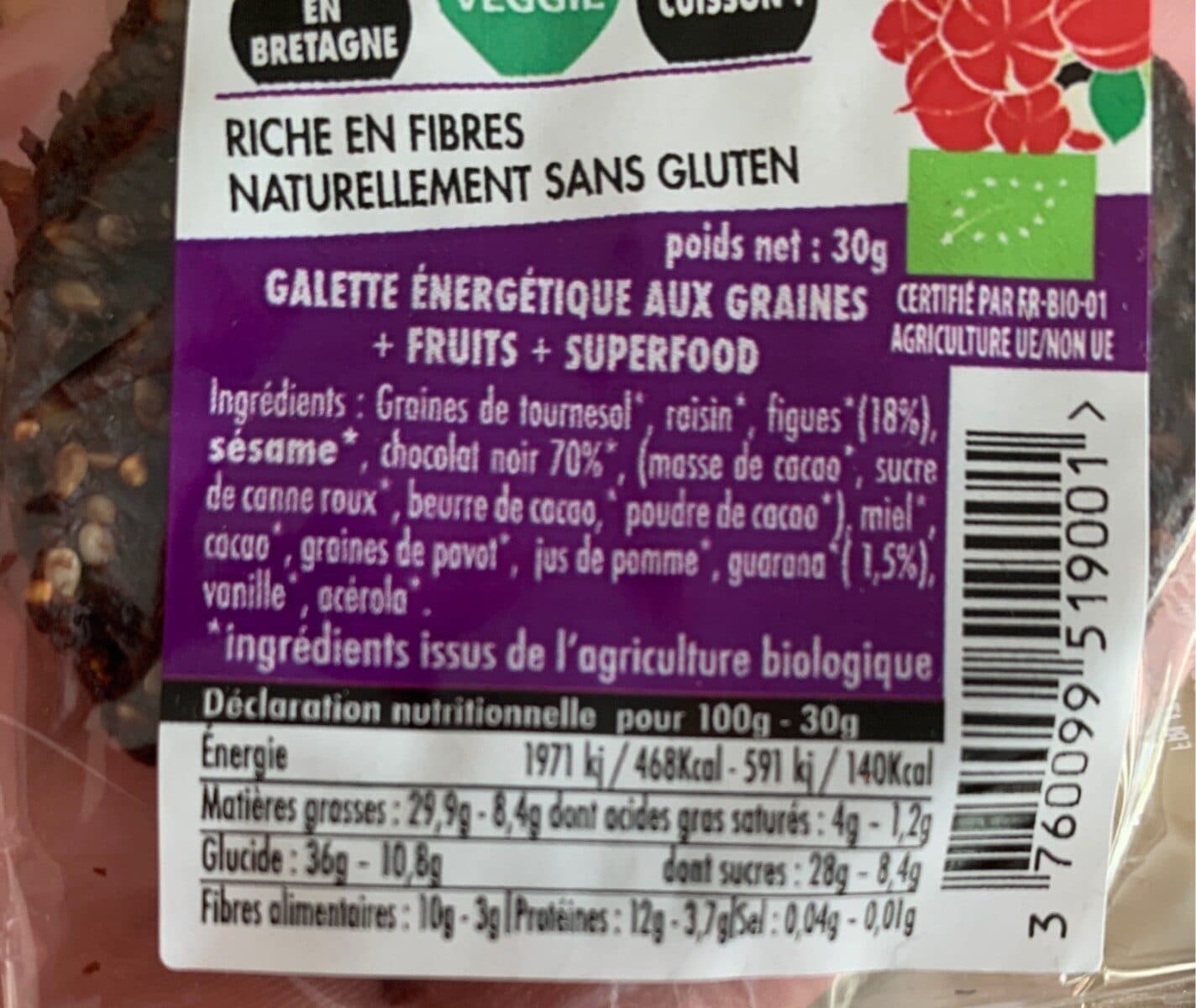Tiboom Galette Chocoboom Figue Guarana packshot