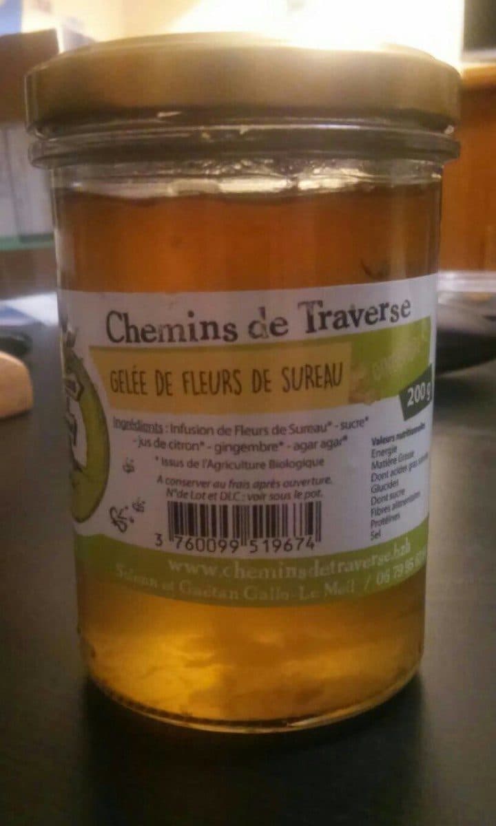 Open Food Facts Gelée de fleurs de sureau gingembre packshot
