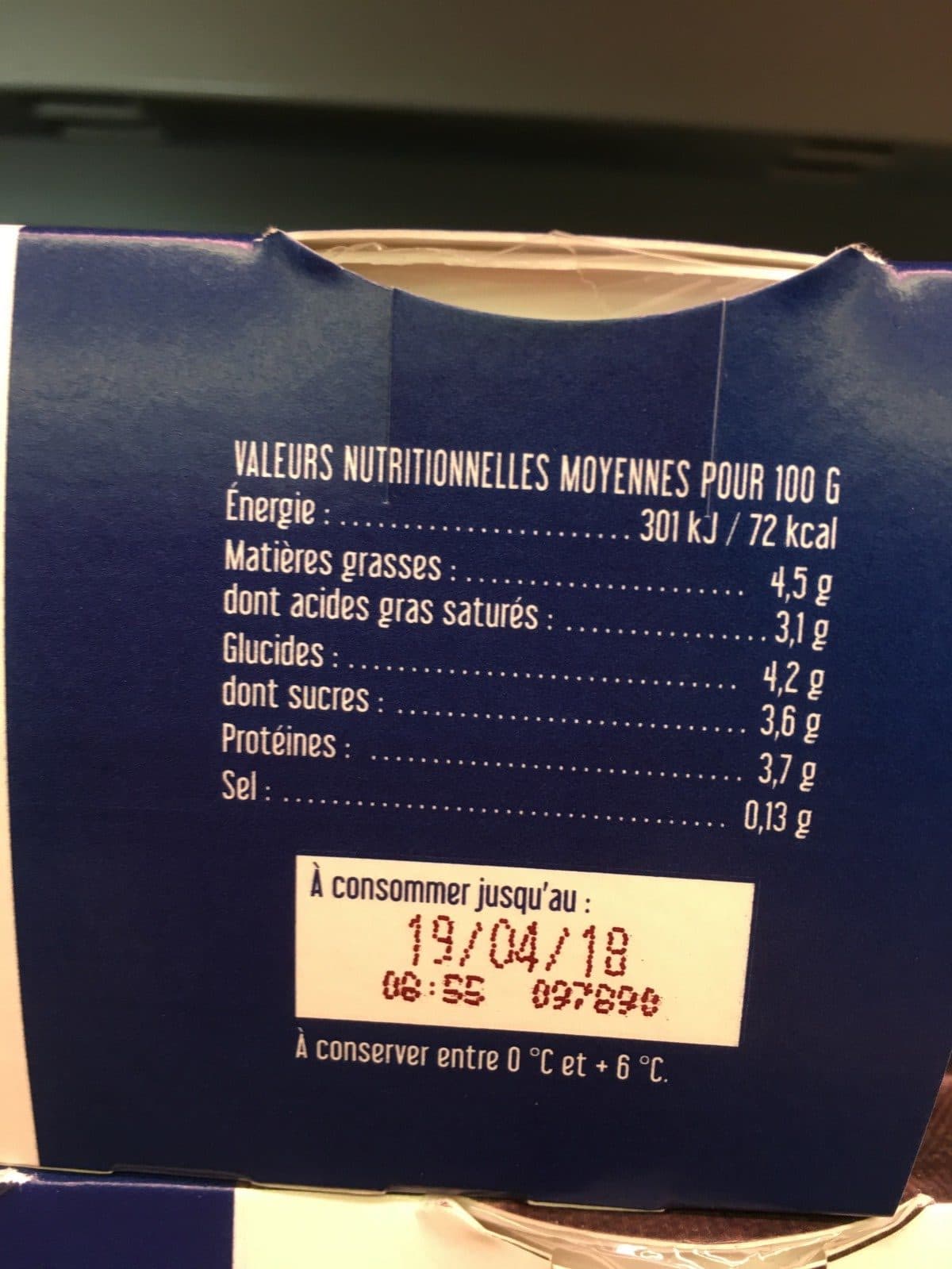 Lait Plaisirs Fromage Blanc En Faisselle 4X100G Lait Plaisir packshot