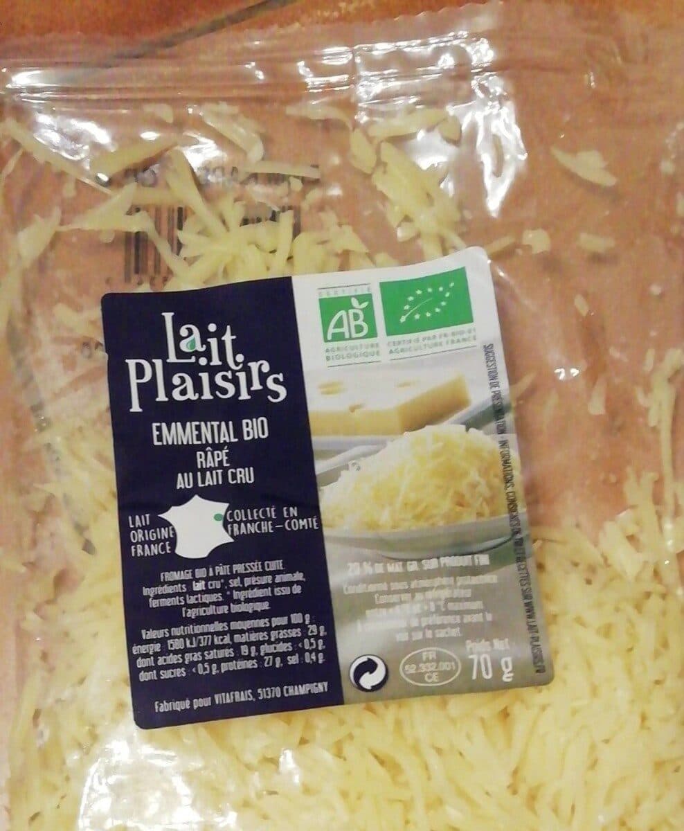 Lait Plaisirs Emmental bio packshot