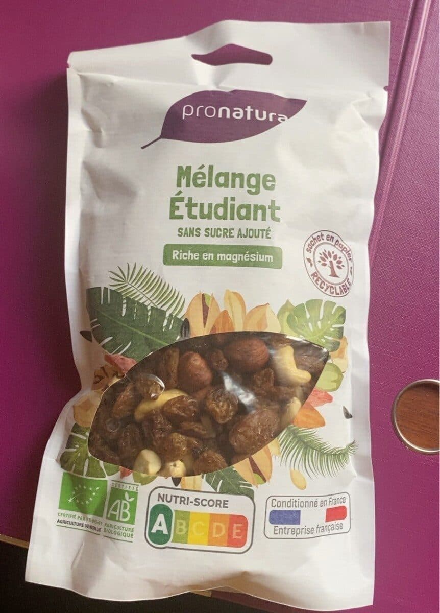 Secrets d'Énergie Mélange étudiant packshot