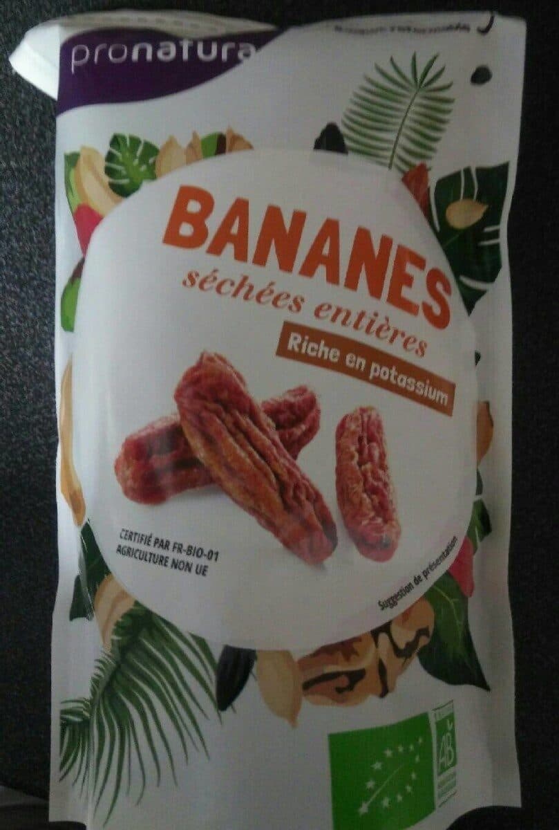 pronatura Bananes séchées entières packshot