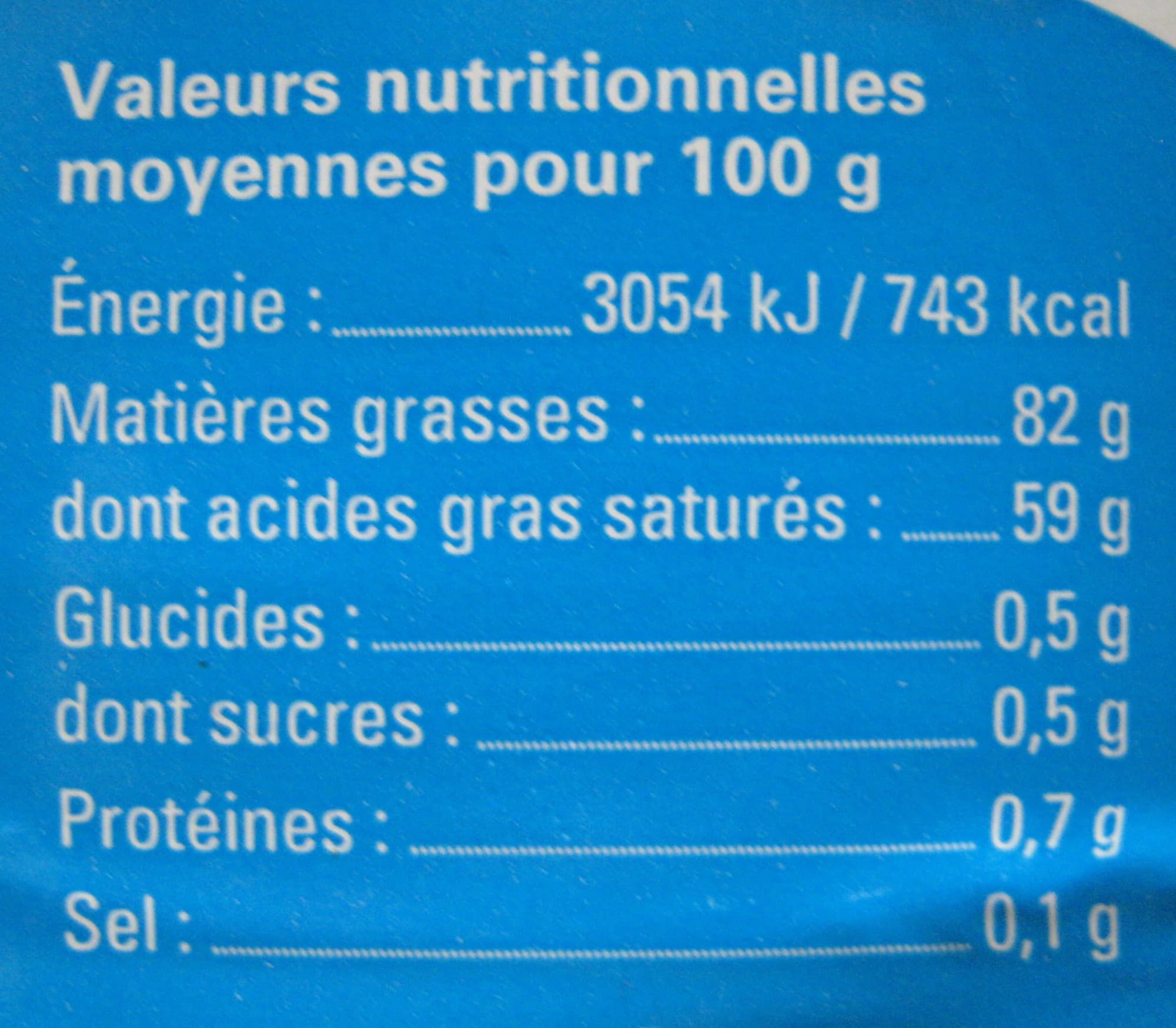 Osé Bio Beurre Doux Bio packshot