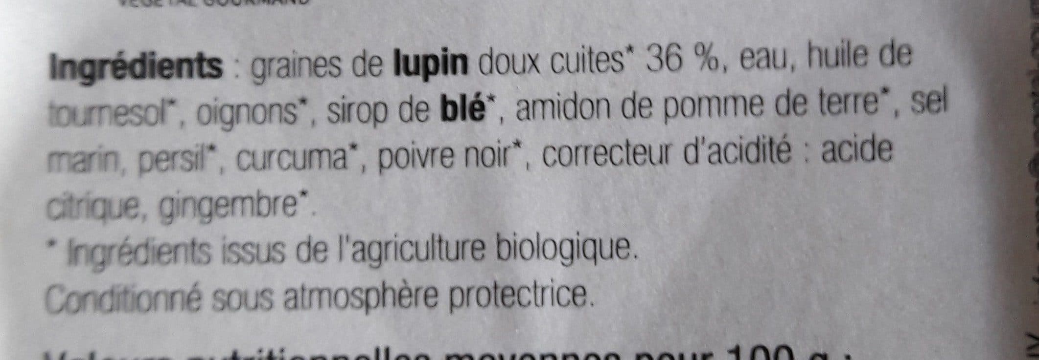 Vegetalia Terrinade De Lupin Nature packshot