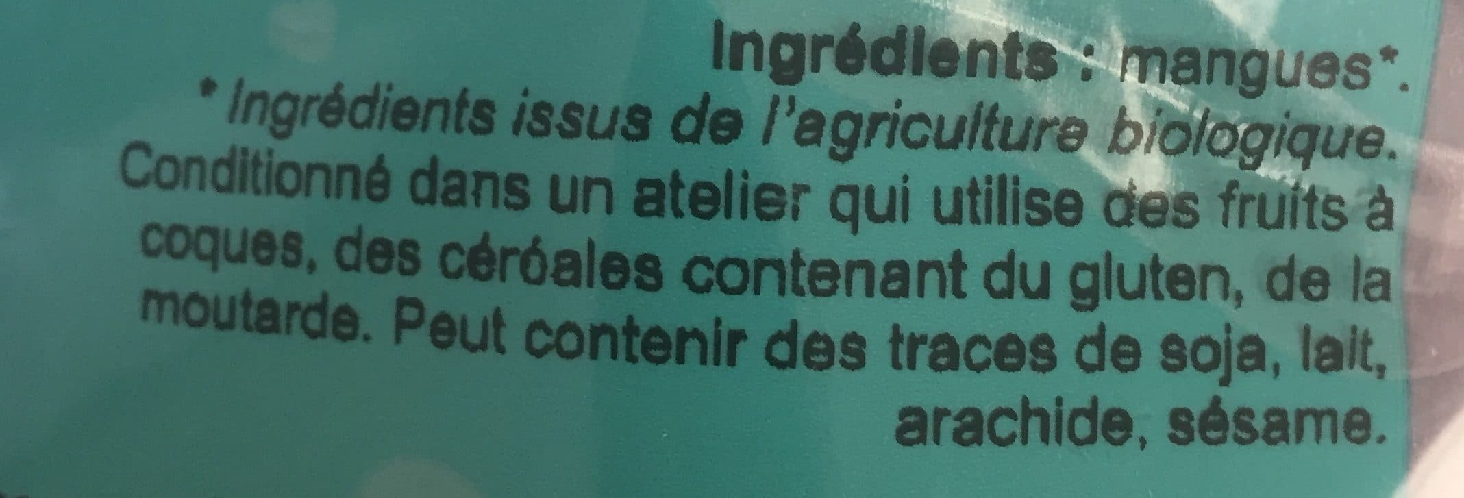 Secret D'energie Mangues sechées packshot