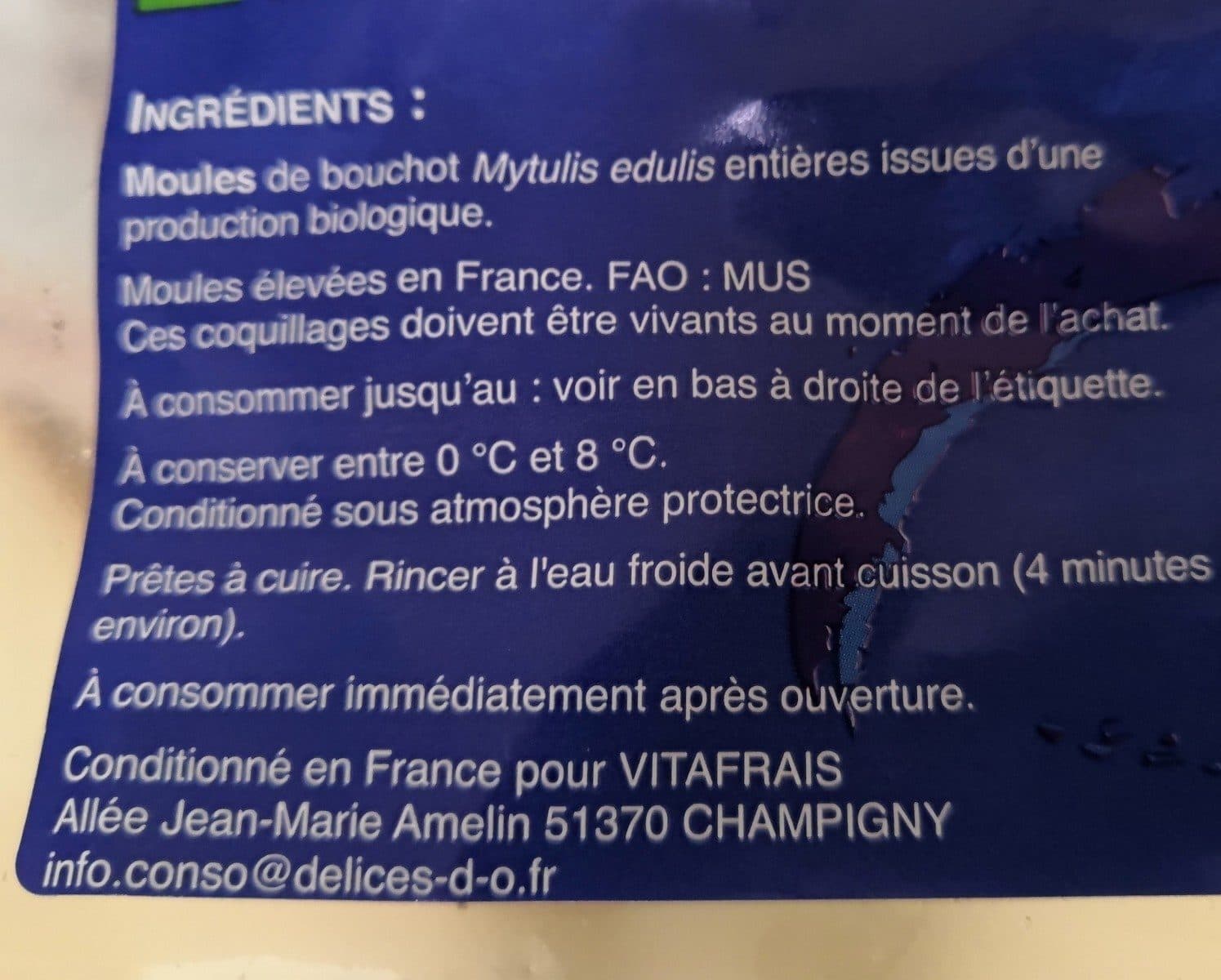 Open Food Facts Moule De Bouchot packshot