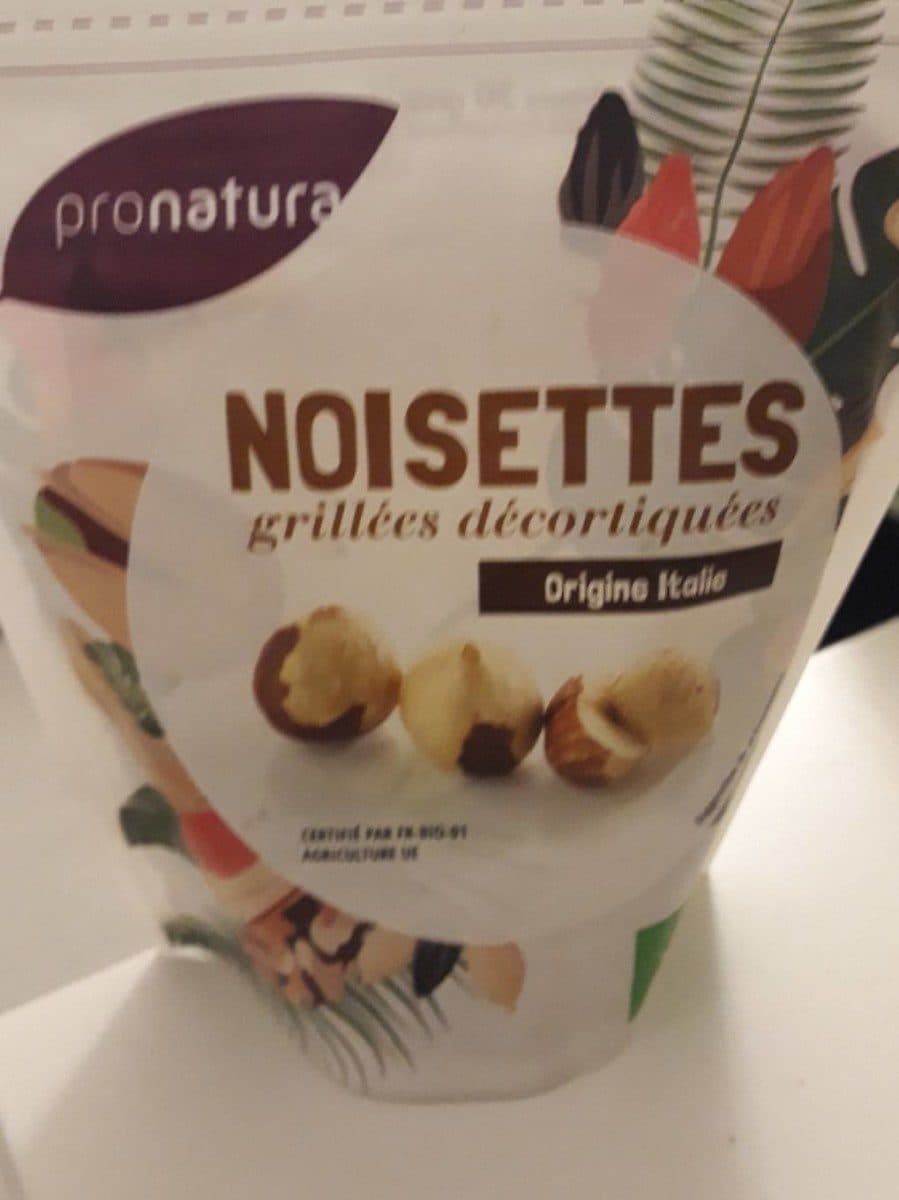 Pronatura Noisettes grillées décortiquées packshot